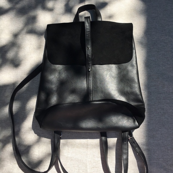 Handbags - Black Backpack